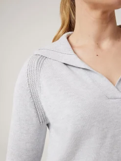 Outlet Jeanswest Amalia Collared Knit Brown