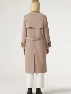 Hot Jeanswest Amanda Relaxed Trench Coat Latte