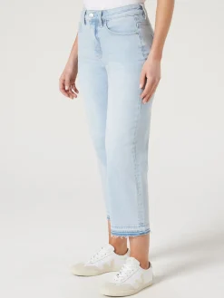 Cheap Jeanswest Annie Mid Waisted Straight Capri SummerIndigo