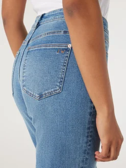 Cheap Jeanswest Annie Mid-Waisted Straight Capri MidIndigo