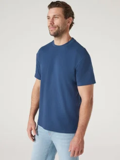 Hot Jeanswest Beau Relaxed Crew Tee Brown