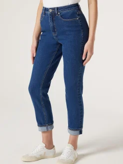 Outlet Jeanswest Brooke Tapered Crop Jeans BrightBlue