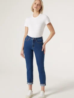 Outlet Jeanswest Brooke Tapered Crop Jeans BrightBlue