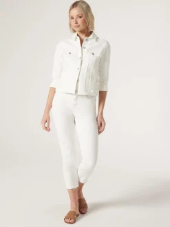 Discount Jeanswest Classic Denim Jacket White