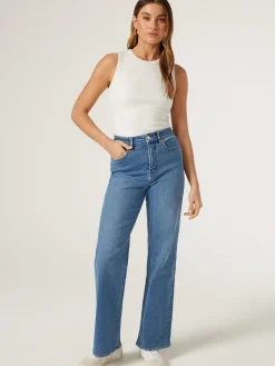 Store Jeanswest Classic Rib Tank Black