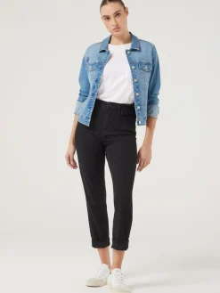 Sale Jeanswest Classic Stretch Denim Jacket DarkVintage