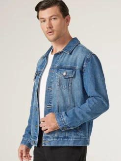 Fashion Jeanswest Drew Denim Jacket Blue
