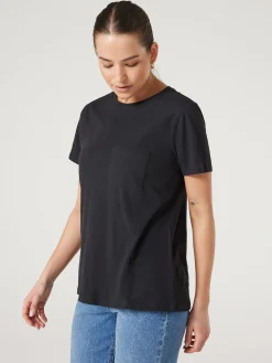 Discount Jeanswest Essential Slub Pocket Tee Black
