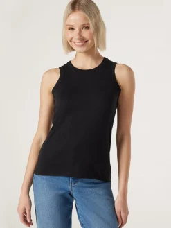 Hot Jeanswest Essential Tank Black
