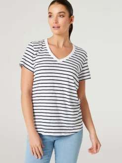 Cheap Jeanswest Essential V-Neck Tee Black