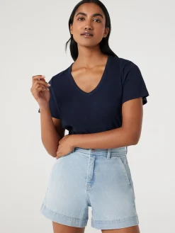 Clearance Jeanswest Essential V-Neck Tee Black