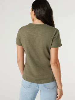 Cheap Jeanswest Essential V-Neck Tee Black