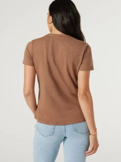 Discount Jeanswest Essential V-Neck Tee Black