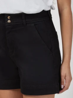 Shop Jeanswest Georgia Tummy Trimmer Denim Short Black