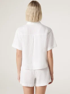 Clearance Jeanswest J-Luxe Classic Linen Relaxed Shirt Black