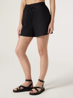 Sale Jeanswest J-Luxe Classic Linen Short Black