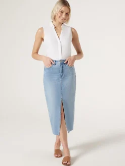 Best Jeanswest Jonti Sleeveless Shirt Red