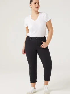 Best Jeanswest Kara Curve Skinny Capri Black