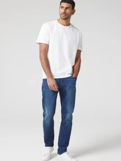 Online Jeanswest Knit Slim Straight Jeans DarkIndigo