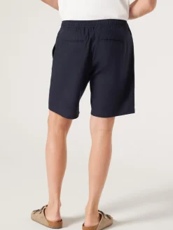 Store Jeanswest Lewie Linen Short Blue