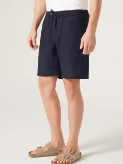 Store Jeanswest Lewie Linen Short Blue