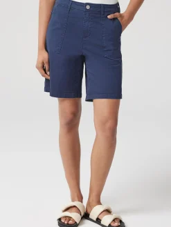 Shop Jeanswest Libby Bermuda Denim Walk Short Blue