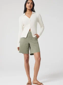 New Jeanswest Libby Bermuda Denim Walk Short Blue