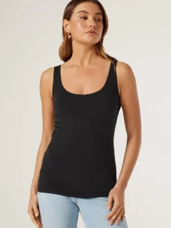 Discount Jeanswest Lola Cotton Basic Tank Black