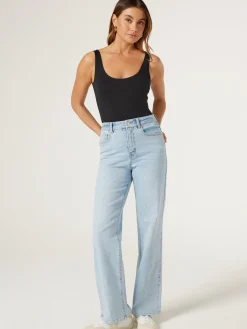 Discount Jeanswest Lola Cotton Basic Tank Black