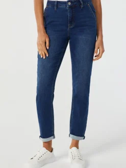 Fashion Jeanswest Louisa Slim Boyfriend Jeans DarkIndigo