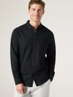 Sale Jeanswest LS Brody Textured Shirt Black