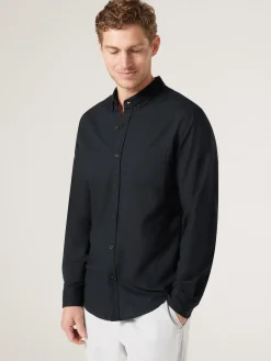 Sale Jeanswest LS Brody Textured Shirt Black