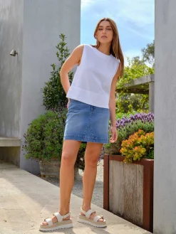 Cheap Jeanswest Maddy Linen Tank Black