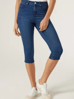 Fashion Jeanswest Maddy Mid Waisted Pedal Pusher DarkIndigo