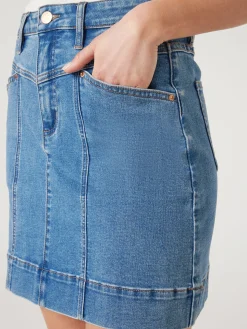 Discount Jeanswest Nadia Denim Skirt Blue