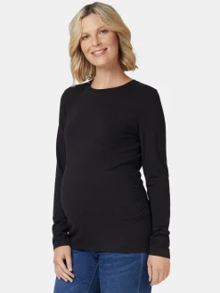 Cheap Jeanswest Natalie Basic Long Slv Top Black