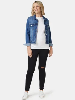 Cheap Jeanswest Natalie Basic Long Slv Top Black