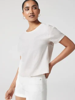 Cheap Jeanswest Nina Linen Tee White