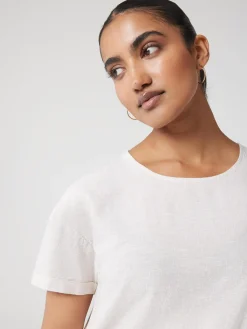 Cheap Jeanswest Nina Linen Tee White