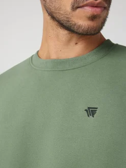 Fashion Jeanswest Oli Crew Neck Sweat White