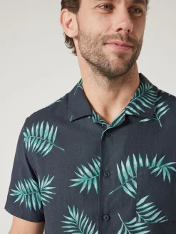 Cheap Jeanswest Palmers Relaxed Resort Shirt Teal