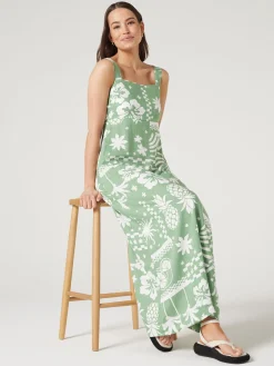 Cheap Jeanswest Priya Sleeveless Dress Green