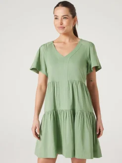 Flash Sale Jeanswest Reese Tiered Dress Multi