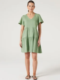 Flash Sale Jeanswest Reese Tiered Dress Multi