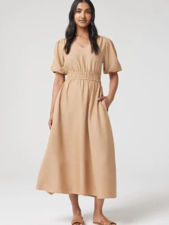 Best Jeanswest Senna Waisted Dress Green