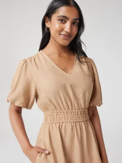 Best Jeanswest Senna Waisted Dress Green