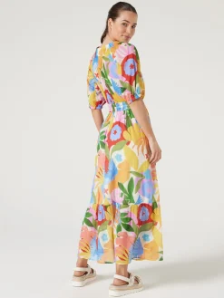 Best Jeanswest Shiloh Peasant Dress Green