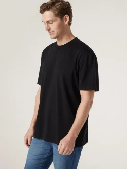 Cheap Jeanswest SS Ace Relaxed Fit Basic Crew Tee Black