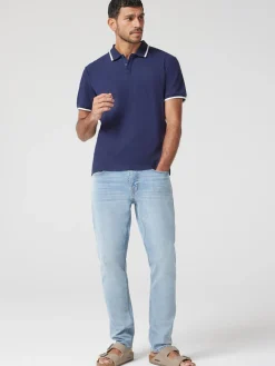 Sale Jeanswest SS Nash Tipped Polo Blue