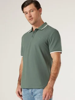 Cheap Jeanswest SS Nash Tipped Polo Blue